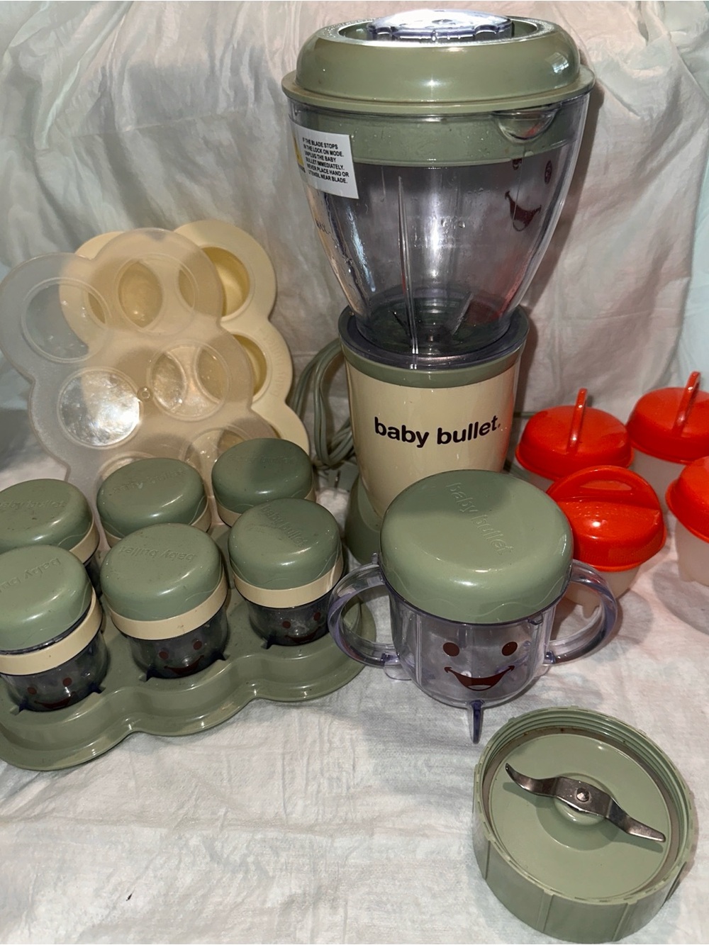 Magic Bullet Baby Bullet BBR2001 Food Blender Processor System Tested/Works